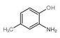 수정같은 분말 염료 중간물, O 아미노 P Methylphenol CAS 95 84 1